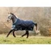 Amigo Bravo 12 Turnout W/Leg Arches 100g - Navy/Turquoise/Aqua/Blue -Equestrian Supplies 556157 800 800