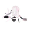 Horze Sweet Grooming Set In Carry Bag - Pink/Grey -Equestrian Supplies 580852 800 800