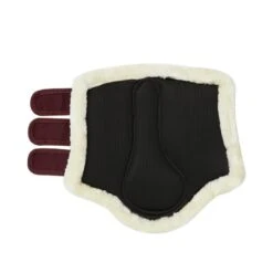 Horze Lincoln Faux Fur Brushing Boots - Merlot 9 Horze Lincoln Faux Fur Brushing Boots - Merlot -Equestrian Supplies 601718 800 800