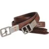 M. Toulouse European Style Double Leather Stirrup Leathers - Chocolate -Equestrian Supplies 631229 800 800