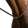 M. Toulouse Platinum Liza Fancy Stitched Raised Standing Martingale - Chocolate -Equestrian Supplies 631378 800 800
