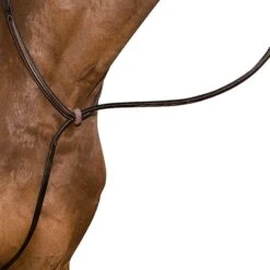 M. Toulouse Fancy Stitched Raised Standing Martingale - Chocolate