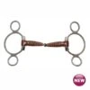 Metalab Leather Continental Gag Pinchless Snaffle Bit ā 17mm 2 Metalab Leather Continental Gag Pinchless Snaffle Bit ā 17mm -Equestrian Supplies BE013525
