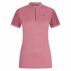 Euro-Star Half Zip Valentina Short Sleeve Shirt -Equestrian Supplies EuroStarESValentinaHawthorneRose