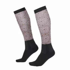 Kerrits Dual Zone Boot Socks -Equestrian Supplies NS30453 SangriaStarlight 1
