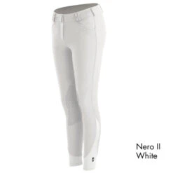 Tredstep Ireland Symphony Nero II Ladies Knee Patch Breech CLEARANCE -Equestrian Supplies Nero II White 600x600 1