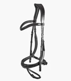 Premier Equine Savuto Anatomic Bridle With Crank Noseband And Flash -Equestrian Supplies PEsavuto anatomic bridle with crank noseband flash3
