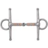 Copper And Stainless Steel Roller Snaffle Full Cheek -Equestrian Supplies cnt15