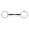 Blue Steel Medium Weight Jointed Mouth Loose Ring -Equestrian Supplies cnt57