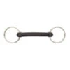 Stainless Steel Rubber Dog Bone Loose Ring Bit -Equestrian Supplies cnt63