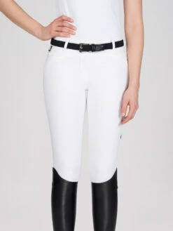 Equiline Women's Ash X-Grip Knee Patch Breech 12 Equiline Women's Ash X-Grip Knee Patch Breech -Equestrian Supplies eq4