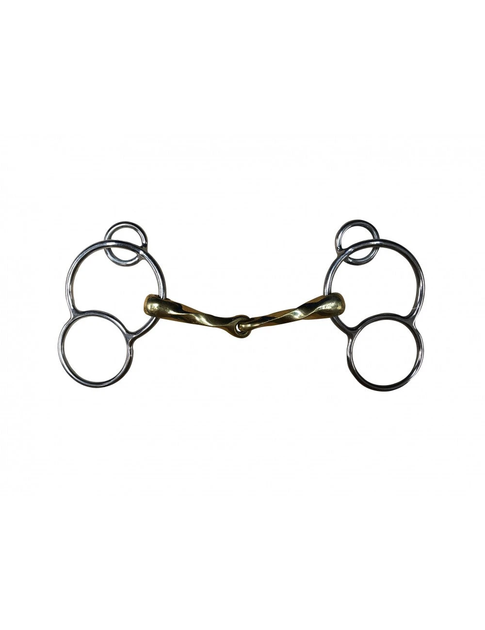 Jump'In Copper Twisted 3 Ring Gag 3 Jump'In Copper Twisted 3 Ring Gag