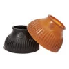 KL Select Slip-On Bell Boots For Horses -Equestrian Supplies klselectsliponbellbootsblackandgum