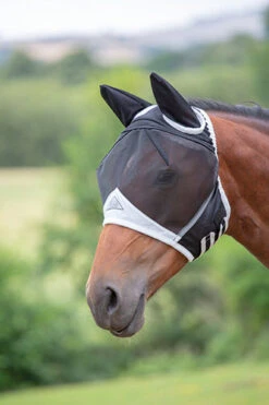 Shires Fine Mesh Fly Mask 8 Shires Fine Mesh Fly Mask -Equestrian Supplies shiresmask2