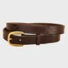 Tory Leather 1.5" Nameplate Belt -Equestrian Supplies toryname